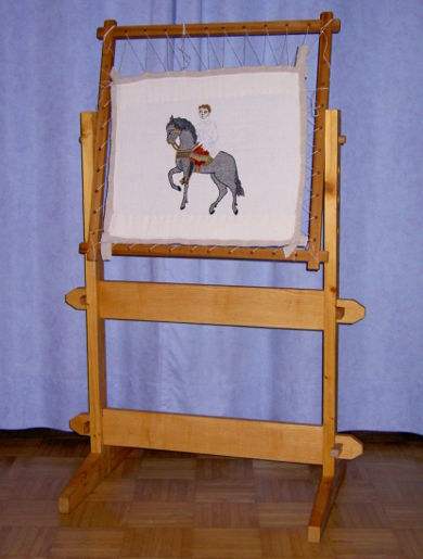 Der fertige Stickrahmen