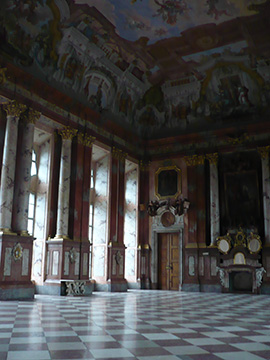 Der Marmorsaal im Stift St. Florian.