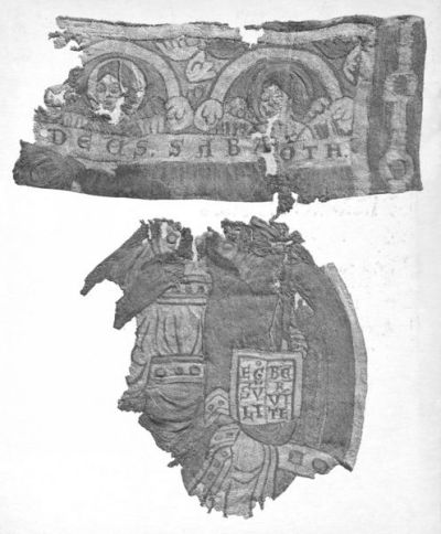 Fragment eines Wandbehanges oder Altartuchs