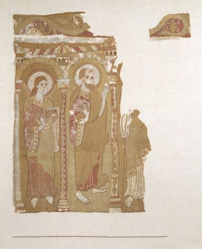 Fragment eines Wandbehanges oder Altartuchs