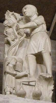Mann mit Bundhaube