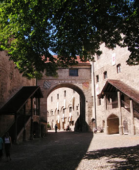 Die Kernburg in Burghausen