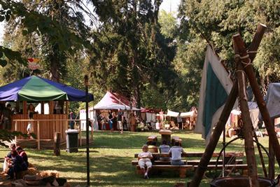 Das schöne Parkgelände in Purgstall