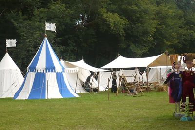 Unser Lager auf dem Mittelalterfest in Enns 2011