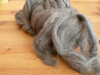 Schafwolle grau