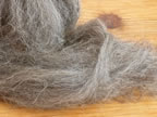 Schafwolle grau
